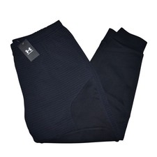 Under Armour Men’s Size 2XLT Unstoppable Fleece Grid Joggers Black 1386544-001