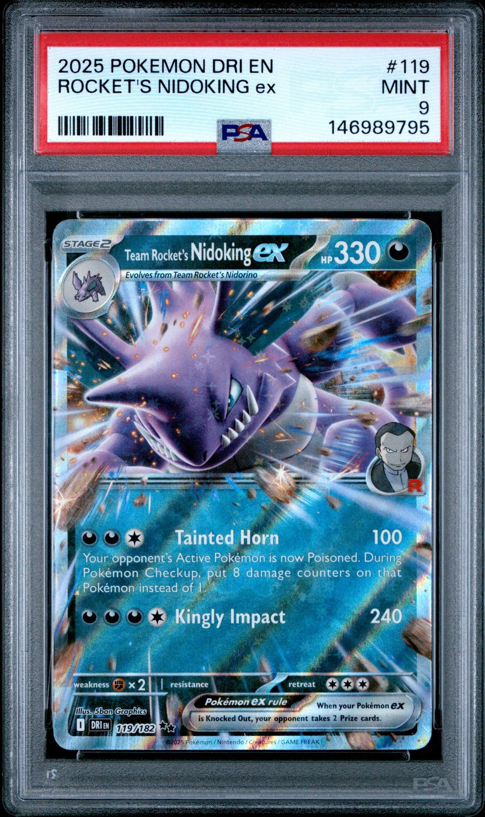 Team Rocket's Nidoking ex #119