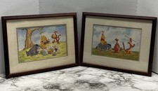 Disney Winnie the Pooh Friends Framed Wall Art Pictures Nursery/Kids Decor