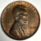 1930-P Lincoln Wheat Penny Cent UNC Uncirculated - 3563