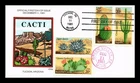 DR JIM STAMPS US COVER DESERT PLANTS FDC COMBO DUAL CANCEL COLLINS HAND PAINTED