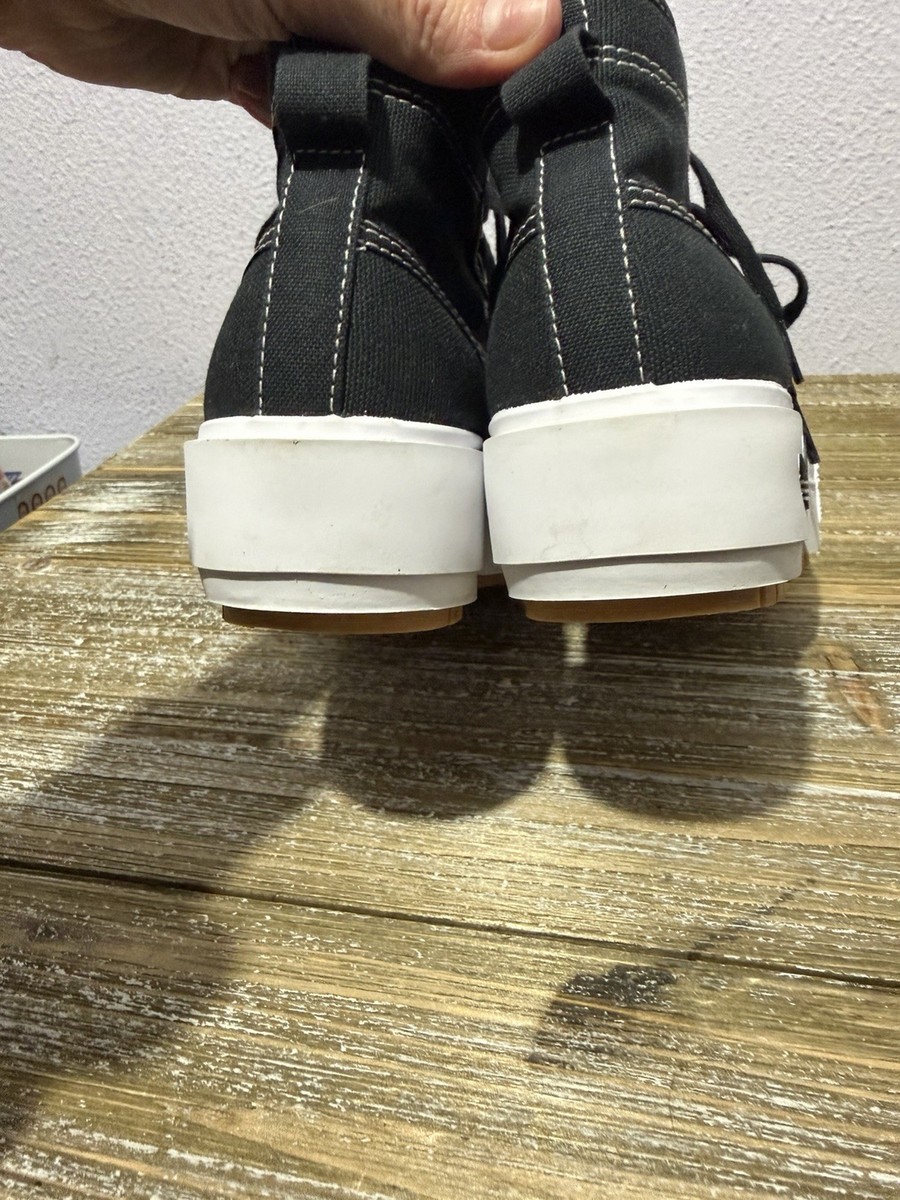 Adidas Nizza Trek Black White GZ8857 Platform Hi Top Canvas