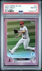2022 Topps Series 1 1st Edition Mike Trout #27 Hot Pink 10/10