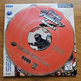 SEGA SATURN Virtua Stick Arcade Joystick & Virtua Fighter Remix Game Bundle