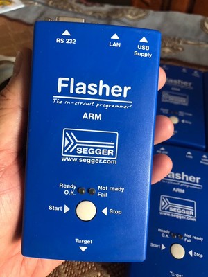 1pc USED Segger 5.07.01 Flasher ARM Programmer TESTED