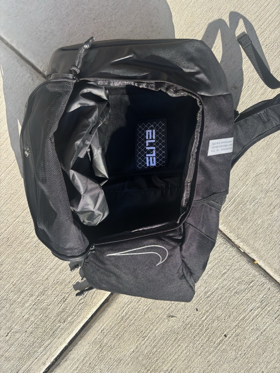 Nike Elite Backpack Black/White/grey New with Tags | eBay