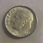 FOURTEEN Roosevelt Dimes 1962, 12 Denver Mint, great condition 90 silver 10c