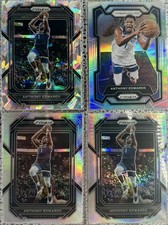 Anthony Edwards Panini Prizm 4 Card Lot Minnesota Timberwolves NBA Basketball