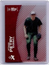 Ethan Petry Red #EX-29 /29 2024 Metal Universe Champions Skybox Baseball