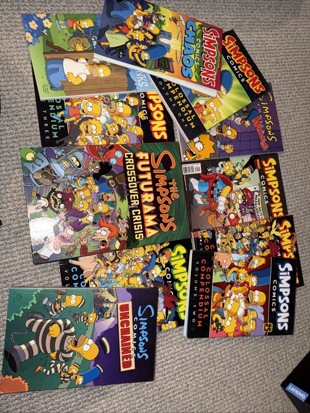 The Simpsons Books And Comics Seven Lot Of 11