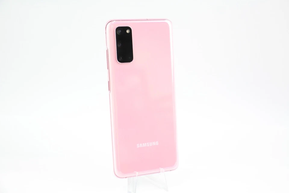 Samsung Galaxy S20 (Unlocked) 128GB Cloud Pink Grade C Boxed - Image 2 of 4