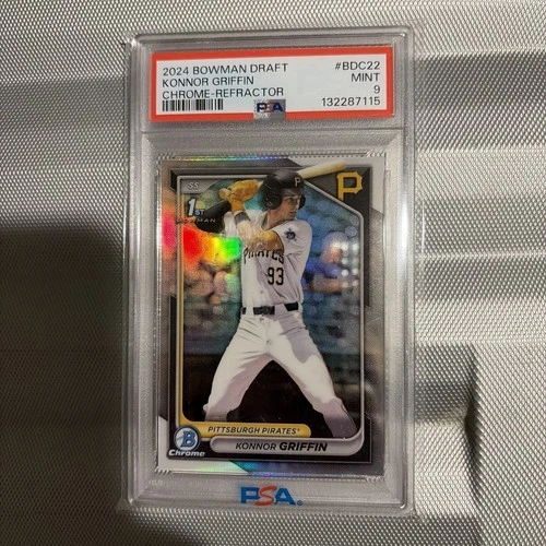 2024 Bowman Draft 1st - Chrome Konnor Griffin #BDC-22 Refractor (RC) MINT PSA 9