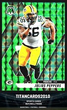 Julius Peppers 2025 Panini Mosaic Green Prizm Green Bay Packers #207