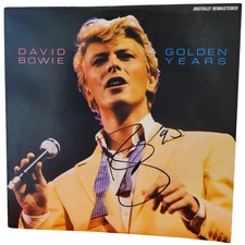 David Bowie signed lp Golden Years