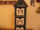 Decorative birdhouse with 4 drawers for storage — photo 10