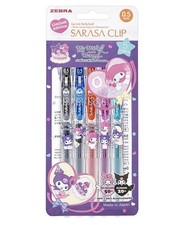 Sanrio My Melody Kuromi Anniversary Gel Pen Set 0.5mm Set 5 Colors Japan