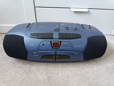 Vintage BUSH SRC 288CD Radio Double Cassette Player Boombox - Working