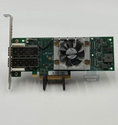 QLOGIC 16GB FC Dual Port PCIE HBA Host Bus Adapter Server Card  QLE2672-WB FH