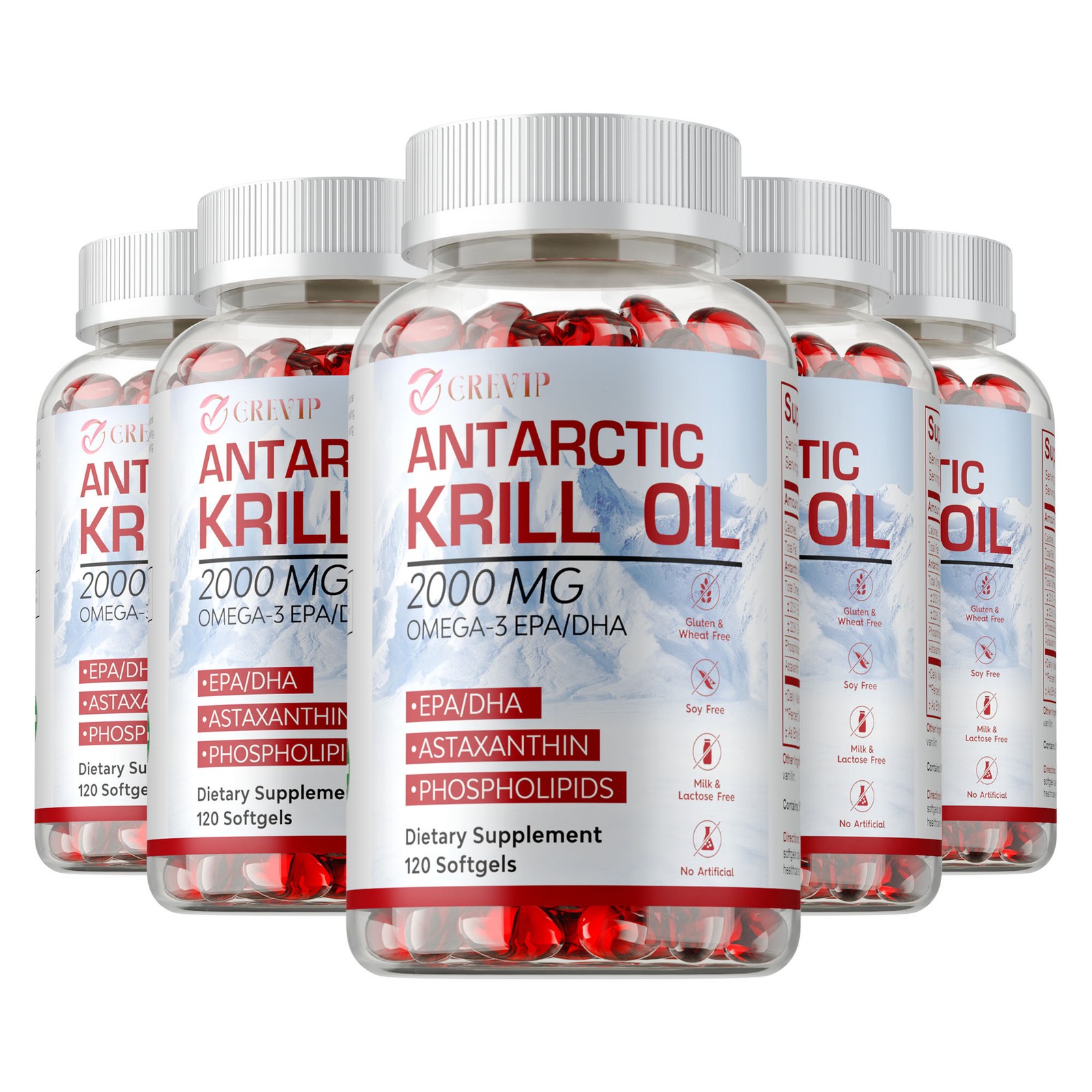 2000mg - Omega 3 Epa, Dha,astaxanthin- Joints & Heart Health