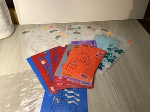 Huge Lot of Vintage Stencils