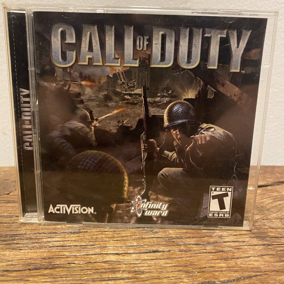 Vintage Call of Duty PC CD-ROM 2003 Activision WWII FPS Game Complete w/ CD Key