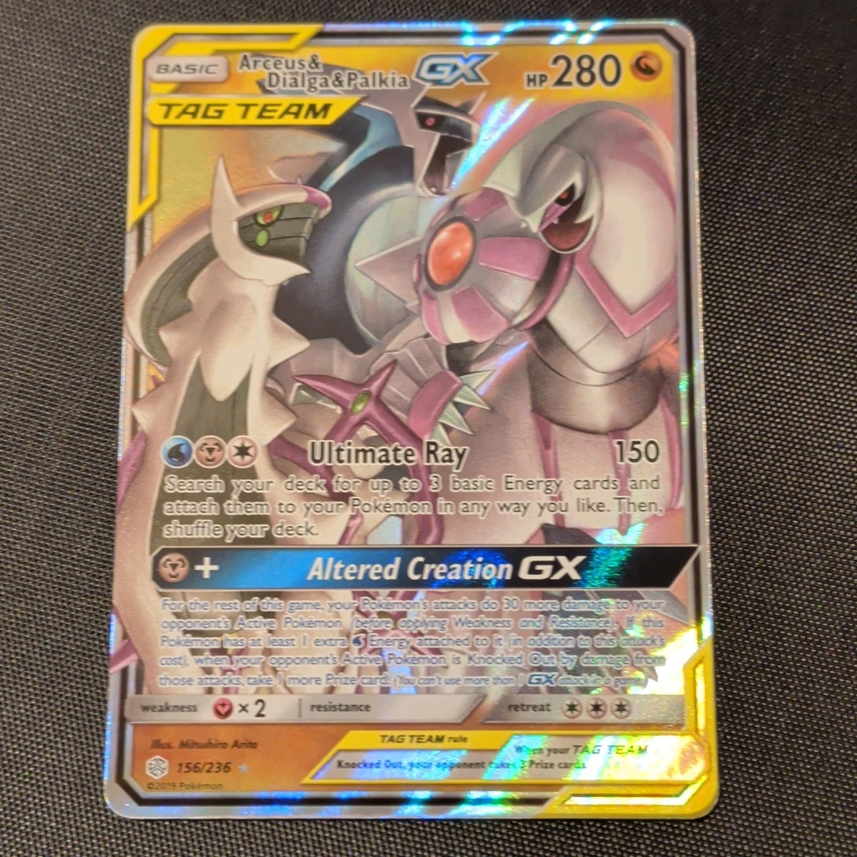 Arceus & Dialga & Palkia GX Pokémon TCG Cards for sale