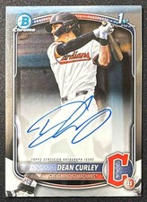 2025 Bowman Draft Dean Curley Chrome Auto 1st Prospect Guardians