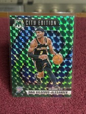2024-25 Panini Mosaic - City Edition Shai Gilgeous-Alexander #289 Green...