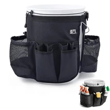Bucket Caddy with Trash Band: Bucket Caddy for Detailing, Cars, Trucks, Motor...