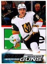 2022-23 Upper Deck Young Guns BRAYDEN PACHAL #246 Vegas Golden Knights RC Rookie