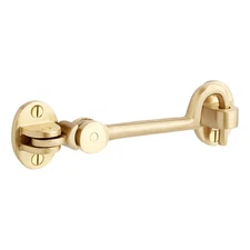Signature Hardware SH-552-047-SB 5-1/2" Classic Solid Brass Cabin Door Hook -