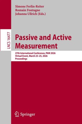 Passive and Active Measurement Simone Ferlin-Reiter (u. a.) Taschenbuch xiii
