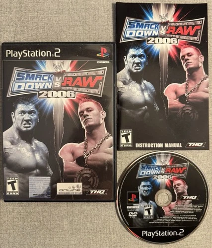 New ListingWWE SmackDown vs RAW 2006 PlayStation 2 PS2 CIB Complete Great Condition