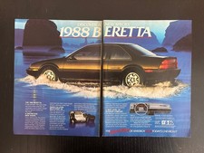 1988 Chevrolet Beretta Discover A New Species Vintage Ad Spread 1988 Chevrolet Beretta Discover A New Species Vintage Ad Spread