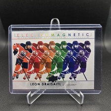 LEON DRAISAITL 2021-22 Upper Deck Electromagnetic Insert #EM-1 Edmonton Oilers