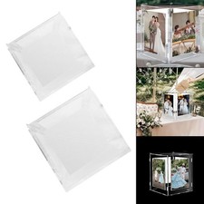 Receptions Wishing Well Money Box, Wedding Card Box, Acrylic, Rotating