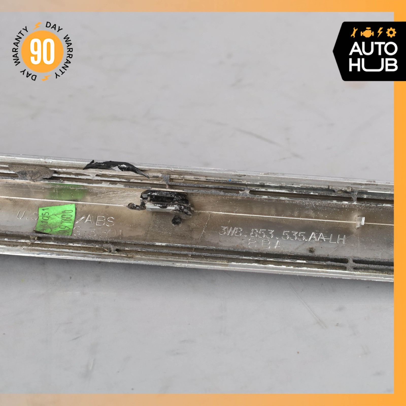 12-18 Bentley Continental GTC GT Rear Left Side Door Lower Molding Trim OEM 55k