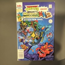 Archie TMNT Mighty Mutanimals Teenage Mutant Ninja Turtles 1991 Newsstand
