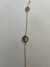 Authentic Fendi Bracelet Gold/black Very Good Condition.
