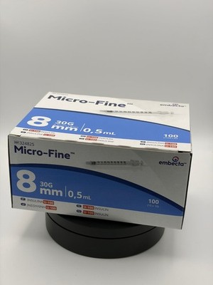 Micro-Fine  Insulinspritzen U-100 0,5 ml   30G   8 mm (100 Stück)