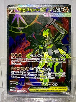 Mega Zygarde EX Holo Pokémon Card POR 104/088 Mega Evolution Nintendo Creatures