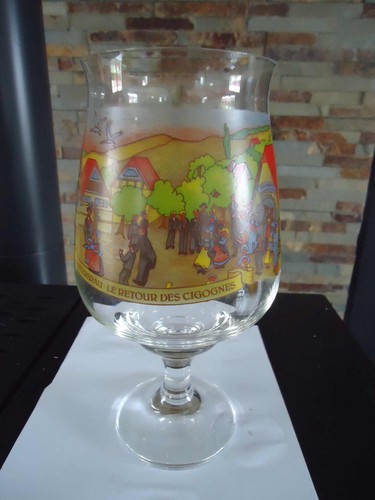 Grand Verre à Bière Kanterbrau – Verre Transparent – Occasion