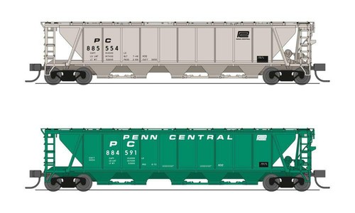 Tolva cubierta Broadway Limited escala 7257 N Penn Central H32 (2) | Zustand: New