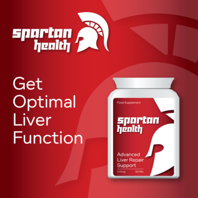 SPARTAN HEALTH ERWEITERTE LIVER REPAIR UNTERSTÜTZUNG PILLE TABLETTEN STOPPEN SCHLECHTE GIFTSTOFFE JETZT