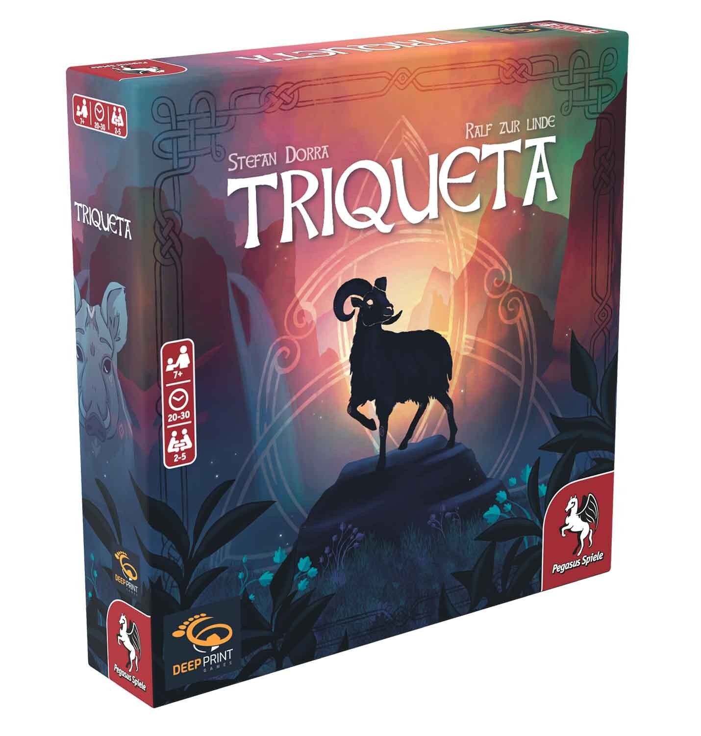 Triqueta Tile Board Game Pegasus Family Animal Collection Pegasus Spiele 6190₽