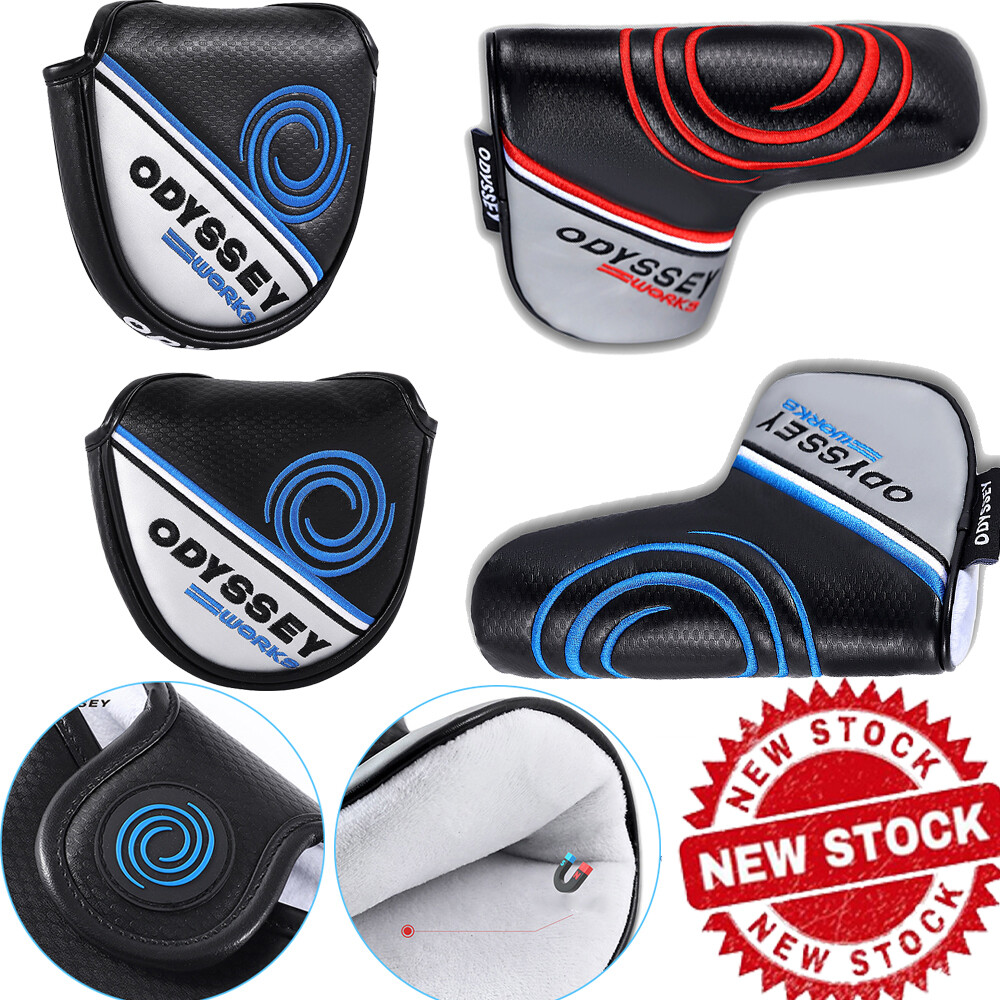 Odyssey Golf Putter Head Covers Club Mallet Blade Protector Magnetic Closure UK 2