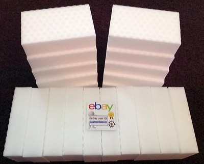 30 PACK Melamine Sponge Eraser Heavy Duty Extra Durable 1'' - Works Like Magic!