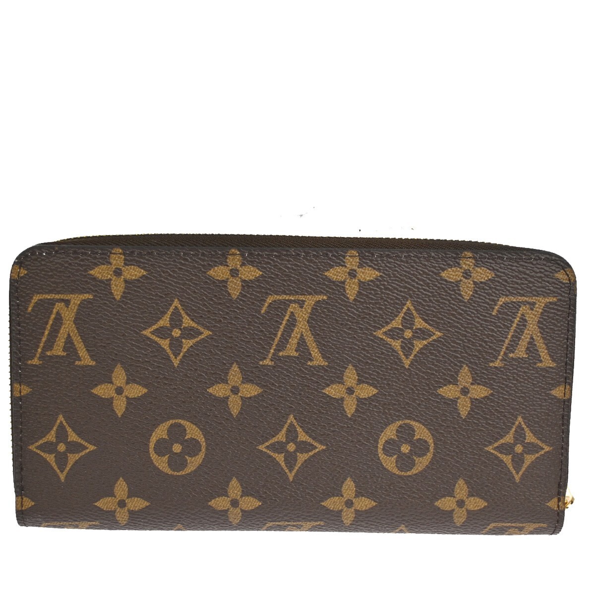 LOUIS VUITTON Zippy Wallet Vivienne Monogram Leather Brown Rose