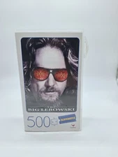 The Big Lebowski 18" x 24" 500 Piece Jigsaw Puzzle Blockbuster VHS Case NEW #rr1