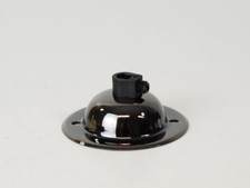 MINI SINGLE OUTLET METAL CEILING ROSE | VINTAGE INDUSTRIAL | FOR FABRIC CABLE